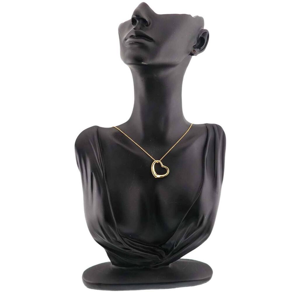 Tiffany & Co. Heart Necklace, 22mm wide, 40cm length, 18K Yellow Gold (750) O... - Picture 7 of 7